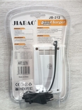 Зарядное устройство аккумуляторных батарей JIABAO JB-212 + аккумуляторы 4 шт. AAA, фото №3