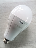 Лампочка с аккумулятором (2х18650) LED Emergency Bulb 20Вт, фото №2
