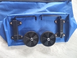 Складная хозяйственная сумка-тележка с колесами для покупок, фото №3