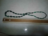 Малахитове намисто, натуральний африканський малахит, 62 см, photo number 5