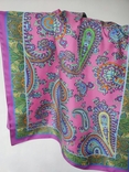 Шелковый палантин платок Eva Schreiber, 100% шелк, фото №3