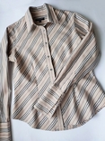 Брендовая рубашка/блузка под запонки от английского бренда класса люкс Burberry оригинал, фото №2