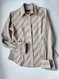 Брендовая рубашка/блузка под запонки от английского бренда класса люкс Burberry оригинал, фото №4