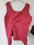 Шовкова вінтажна блуза майка 100% шовк Gina Monti, made in Italy, numer zdjęcia 2