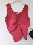 Шовкова вінтажна блуза майка 100% шовк Gina Monti, made in Italy, фото №3