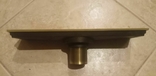 Дизайнерский душевой трап с обратным клапаном. 280x80. бронза, фото №4