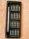 Набір викрутка магнітна з бітами CR-V 24 шт. у пластиковому кейсі, фото №4