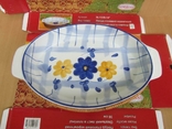 Посуда столовая, керамическая "Овальный лист в плетении", фото №2