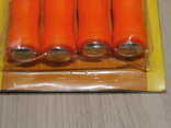 Набір Стамесок 4шт.6-12-18-24mm,стамески плоскі 200мм,пластикові ударні рукоятки, фото №7