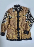 Вінтажна шовкова блуза сорочка бренд Rena Lange, оригінал, numer zdjęcia 5