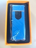 Електрозапальничка USB ZGP ABS сенсорна запальничка електрична спіральна Колір синій, фото №3