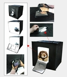 Фотобокс, мини фото-студия, лайтбокс Senyeah-LED40, для предметной фотосъемки, 40x40x40 с, фото №3