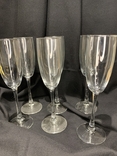 Стаканы бокалы для шампанского комплект флюте, photo number 8