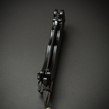 Ніж складний Gin Knife Black мисливський ніж тактичний з темляком у нейлоновому чохлі, фото №9