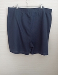 Bonmarche Красивые льняные женские шорты большой размер т синие 22, фото №8