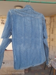 Джинсова рубашка Levi's розмір L, photo number 5