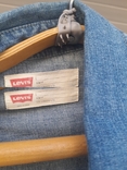 Джинсова рубашка Levi's розмір L, фото №6