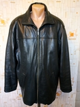 Куртка чоловіча шкіряна TRAPPER p-p 52, фото №2