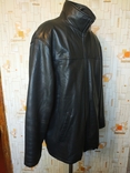 Куртка чоловіча шкіряна TRAPPER p-p 52, numer zdjęcia 4