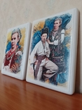 Тарас Шевченко та Леся Українка портрет, картини на дереві., фото №3