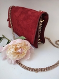 Замшевая сумочка на цепочке Zara woman, оригинал, фото №5