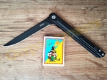 Складной нож Стилет Flipper Black M390, photo number 6