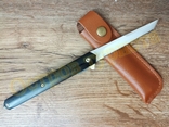 Нож складной M390 на подшипниках Флиппер танто с чехлом, фото №4
