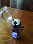 Зажигалка USB, плазма, фонарик LED, водонепроницаемая. Новая., фото №8