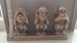 Статуетка "три мавпи" "нічого не бачу, нічого не чую, нікому нічого не скажу", numer zdjęcia 2