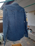Джинсовая рубашка Levi's размер м, photo number 5