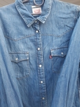 Джинсовая рубашка Levi's размер L, numer zdjęcia 4