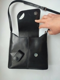 Шкіряна сумка кроссбоді Genuine leather, made in Italy, фото №12