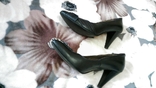 Шкіряні жіночі туфлі на високому каблуці розмір 36., фото №3