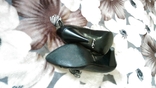 Шкіряні жіночі туфлі на високому каблуці розмір 36., фото №6