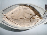Сумка кросбоді з грубої тканини хакі, фото №9