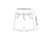 Мужские шорты 100% хлопок Размер указан XL 2 боковых кармана 1 задний, photo number 5