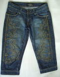 Шорты женские джинсовые длинные, фото №2