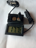 Термометр электронный с выносным датчиком на батарейке lr44, фото №3