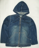 Куртка подростковая джинсовая на молнии, фото №2