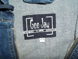 Куртка подростковая джинсовая на молнии, фото №3
