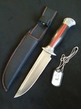 Великий мисливський ніж Columbia 30см. Туристичний ніж із чохлом, фото №6