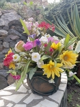 Цветок Букет полевых Цветов в вазе, фото №2