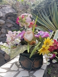 Цветок Букет полевых Цветов в вазе, фото №4