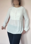 Базова шовкова блуза Caliban, 100% шовк, Італія, фото №3