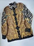 Вінтажна шовкова блуза сорочка бренд Rena Lange, оригінал, фото №2
