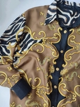 Вінтажна шовкова блуза сорочка бренд Rena Lange, оригінал, фото №6