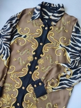 Вінтажна шовкова блуза сорочка бренд Rena Lange, оригінал, photo number 10