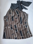 Шикарна 100% шовкова блуза з бантом бренд Zara, фото №10