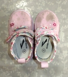 Туфельки детские для девочки на липучках, 20-й размер, стелька - 14.7 см, фото №2