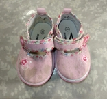 Туфельки детские для девочки на липучках, 20-й размер, стелька - 14.7 см, numer zdjęcia 4